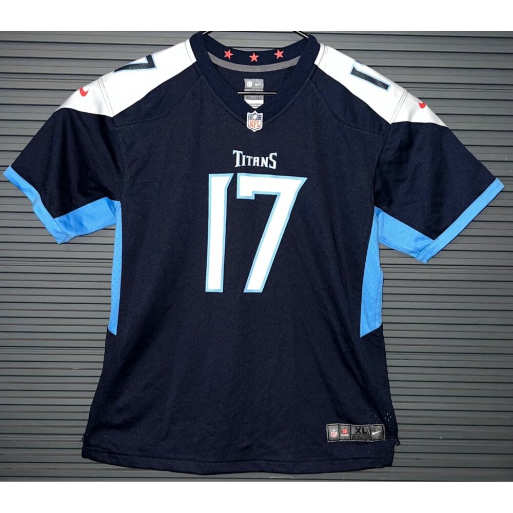 Nike NFL Titans Ryan Tannehill #17 Jersey On Field XL Navy & Light Blue On Field